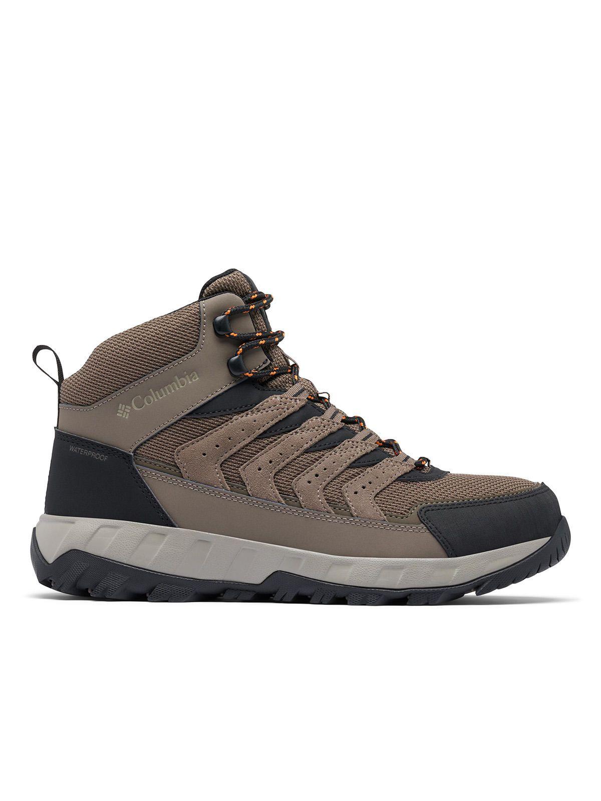 Botín Hombre Strata Trail Mid Waterproof Café-7