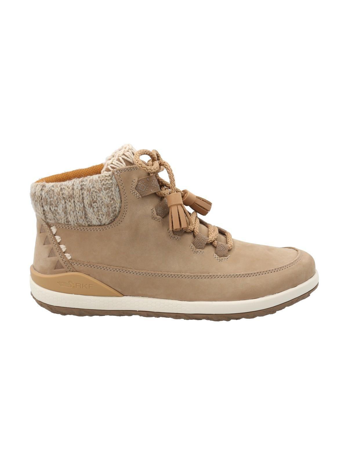 Botín Cuero Mujer Interlagos Beige-0