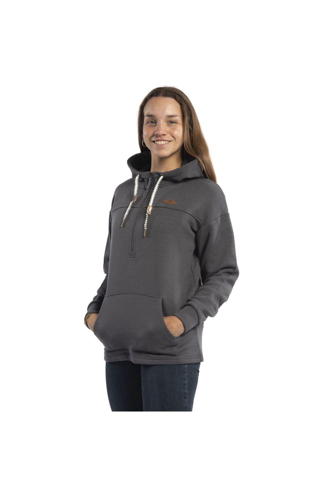 Polerón Mujer Gale Gris-1