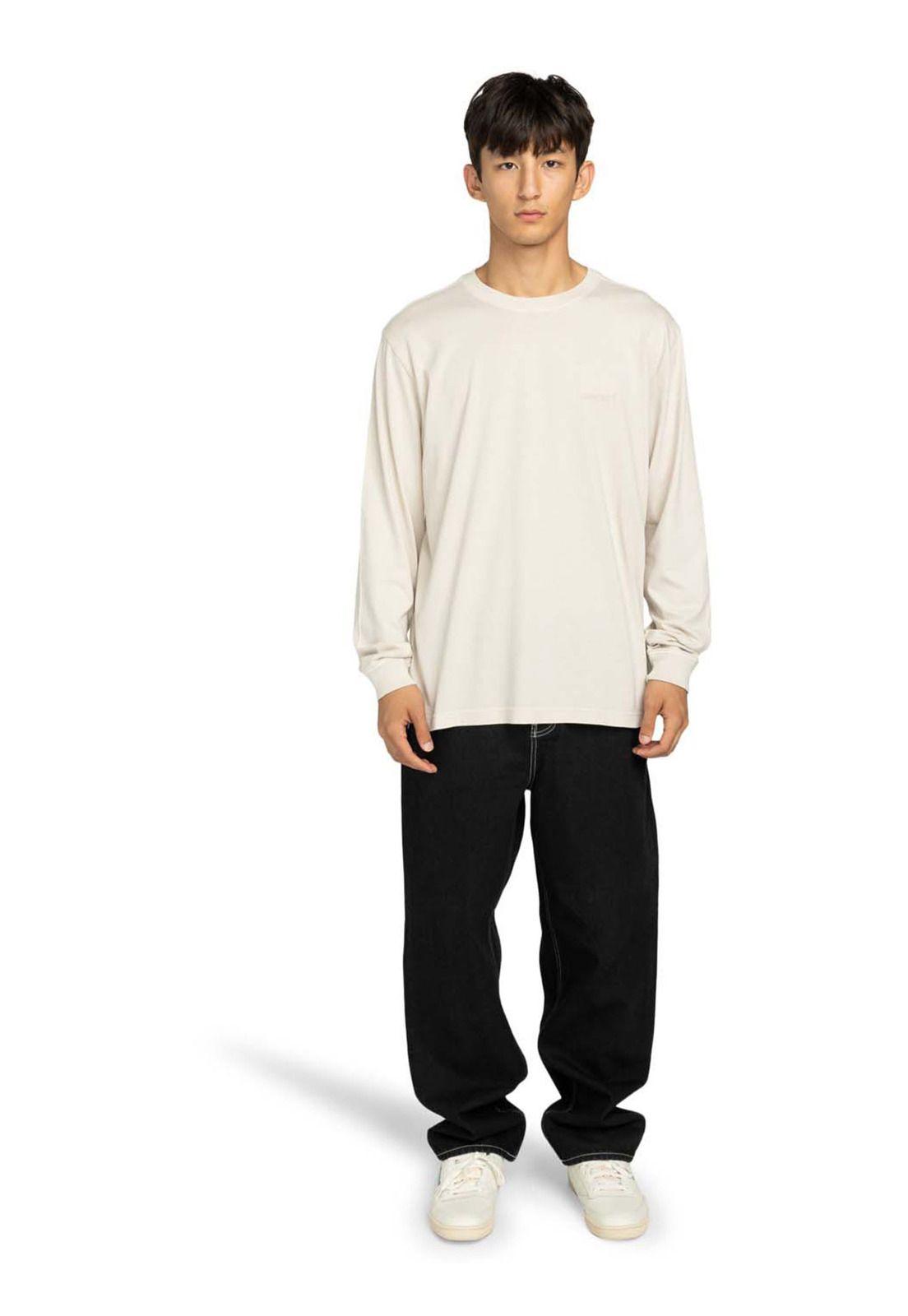 Polera Hombre Basic Pocket Pigment Beige-1