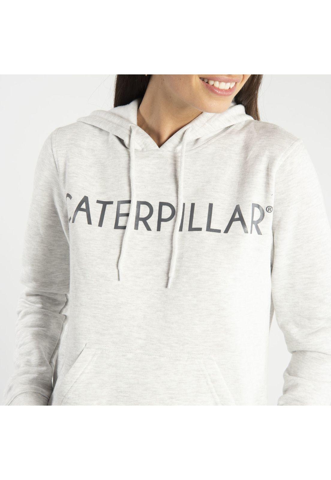 Polerón Mujer W Fdtn Logo Fleece H Gris-3