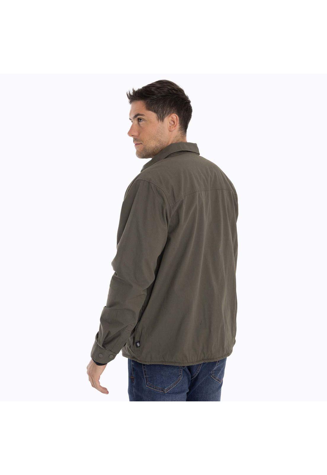 Chaqueta Sobrecamisa Hombre Carson Oversh Café Merrell-5