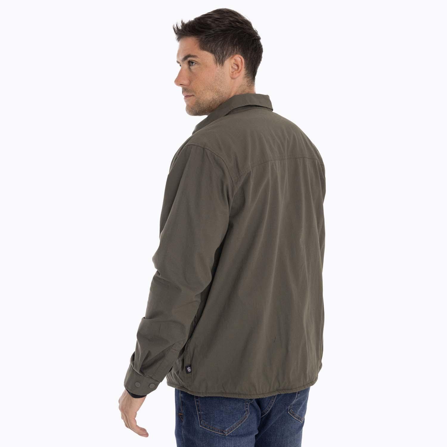 Chaqueta Sobrecamisa Hombre Carson Oversh Café Merrell-5