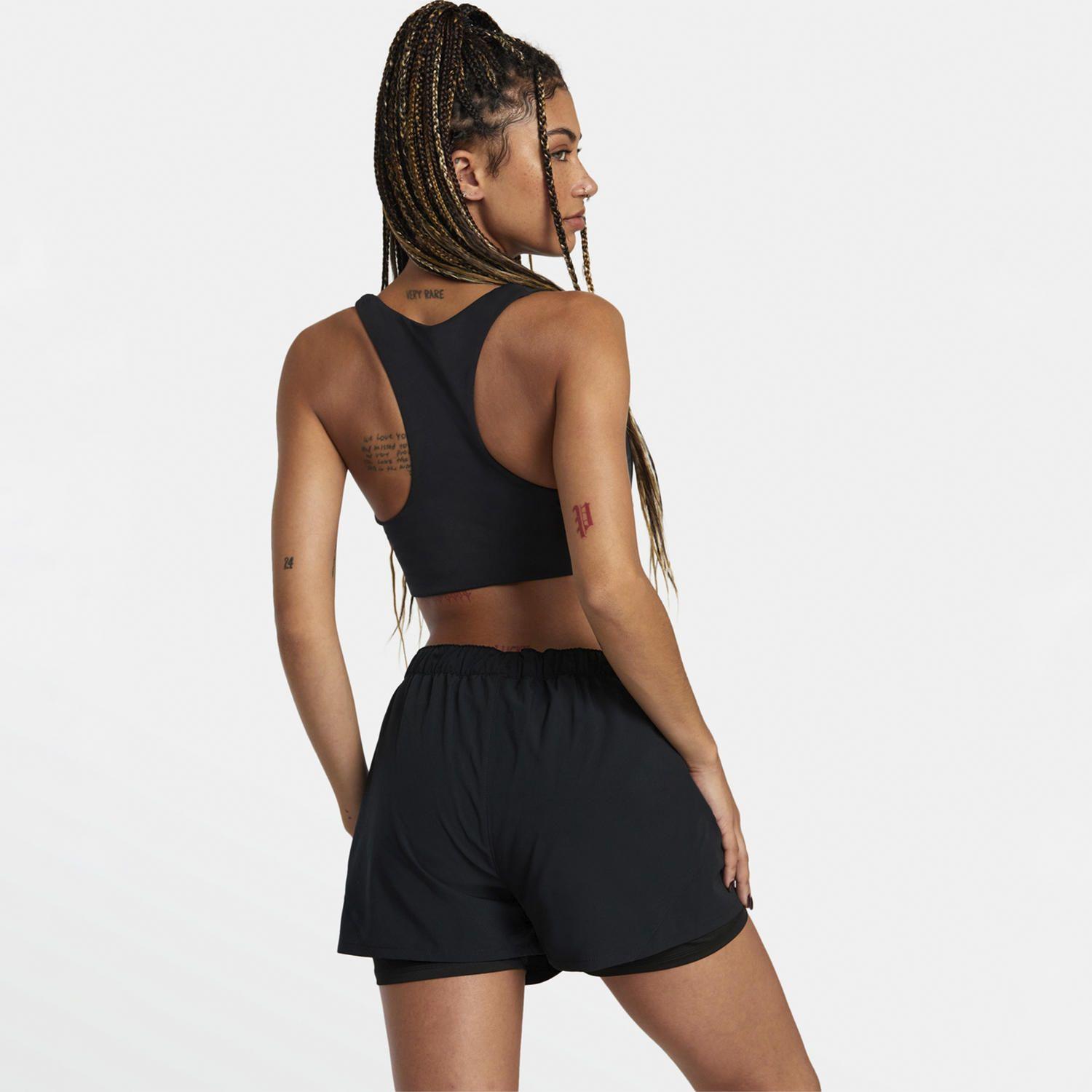 Short Midyoggerxndst Negro Mujer-3