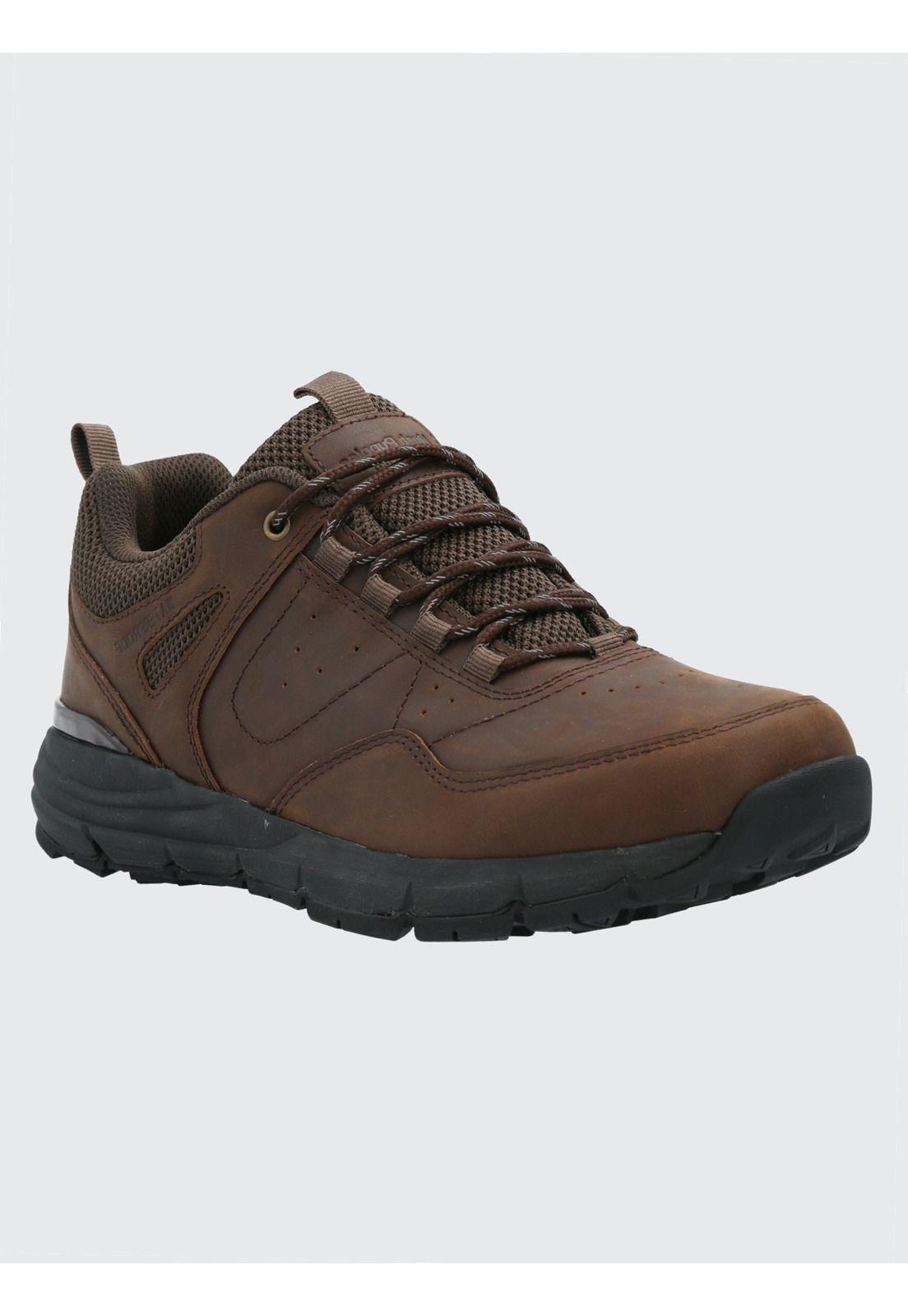 Zapatilla Cuero Hombre Stadium Café Oscuro-0