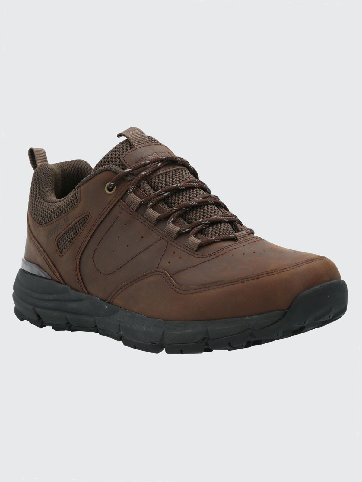 Zapatilla Cuero Hombre Stadium Café Oscuro-0
