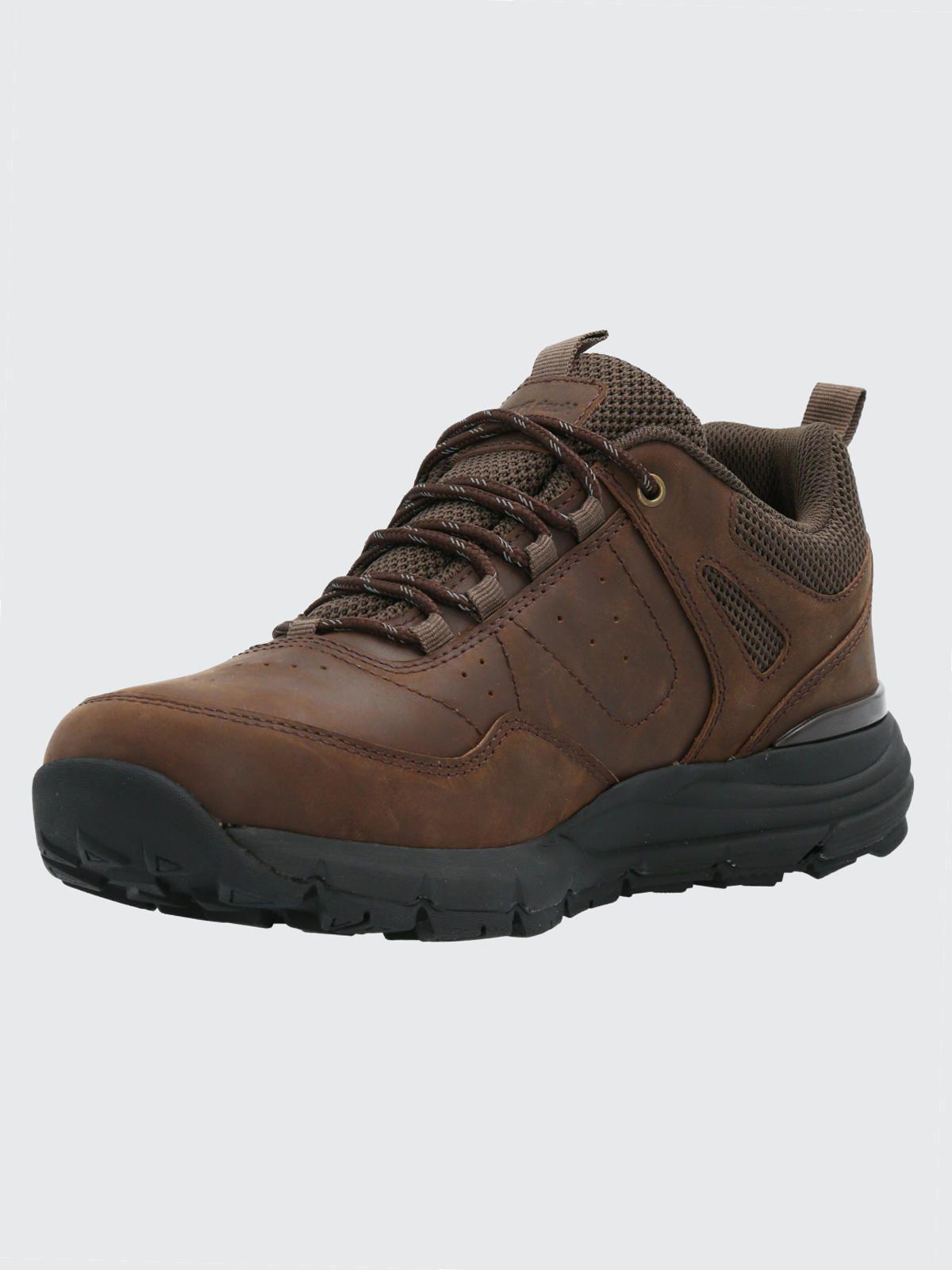 Zapatilla Cuero Hombre Stadium Café Oscuro-4