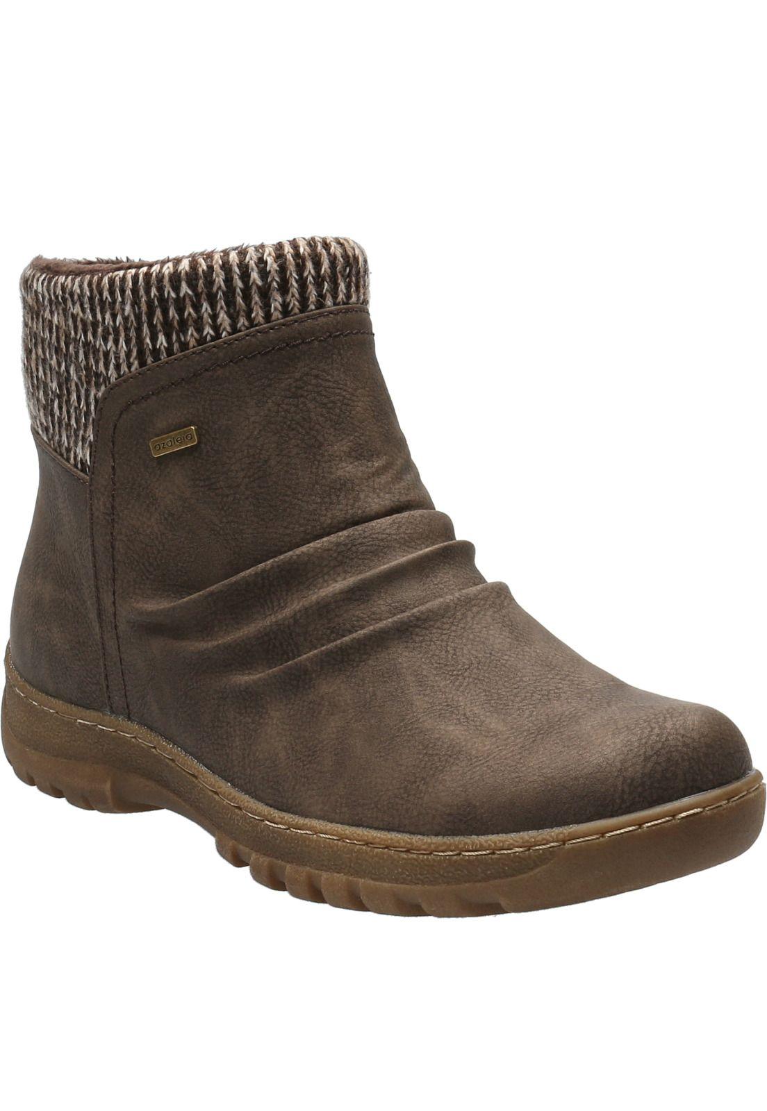 Botín Mujer Fauro Café-0