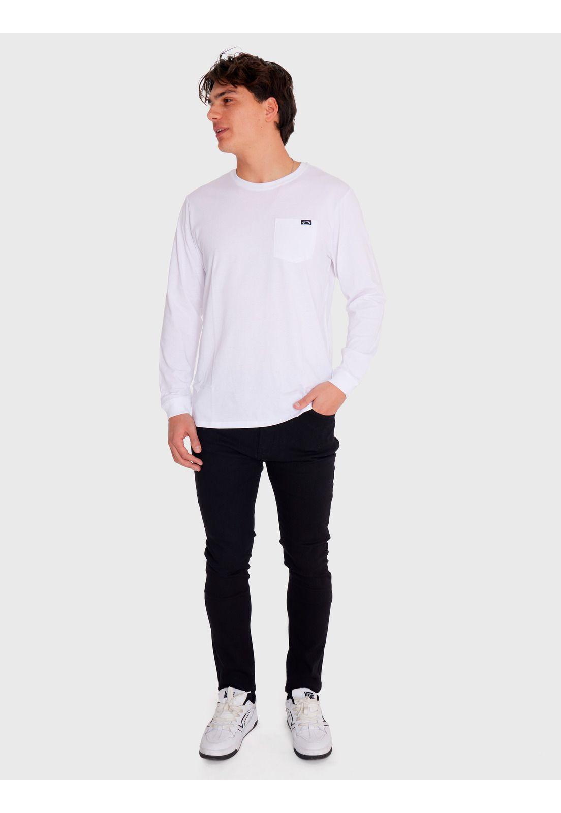 Pantalón Hombre Straight Fit Negro-0