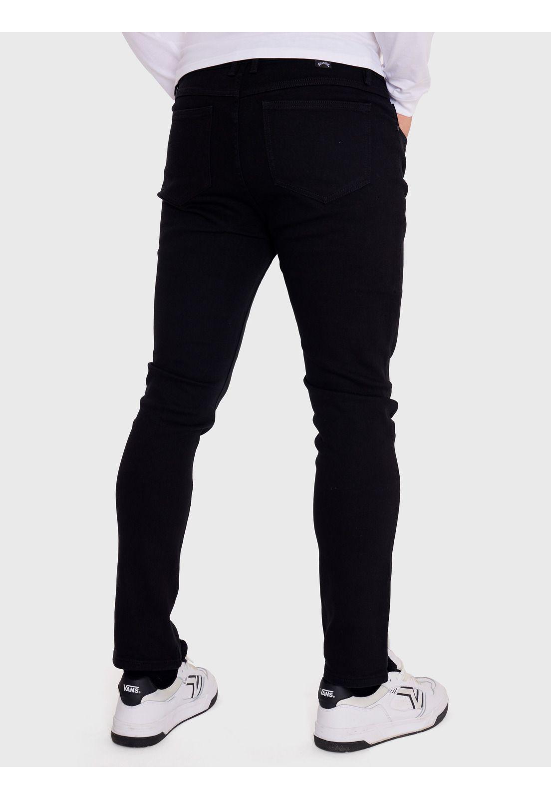 Pantalón Hombre Straight Fit Negro-5