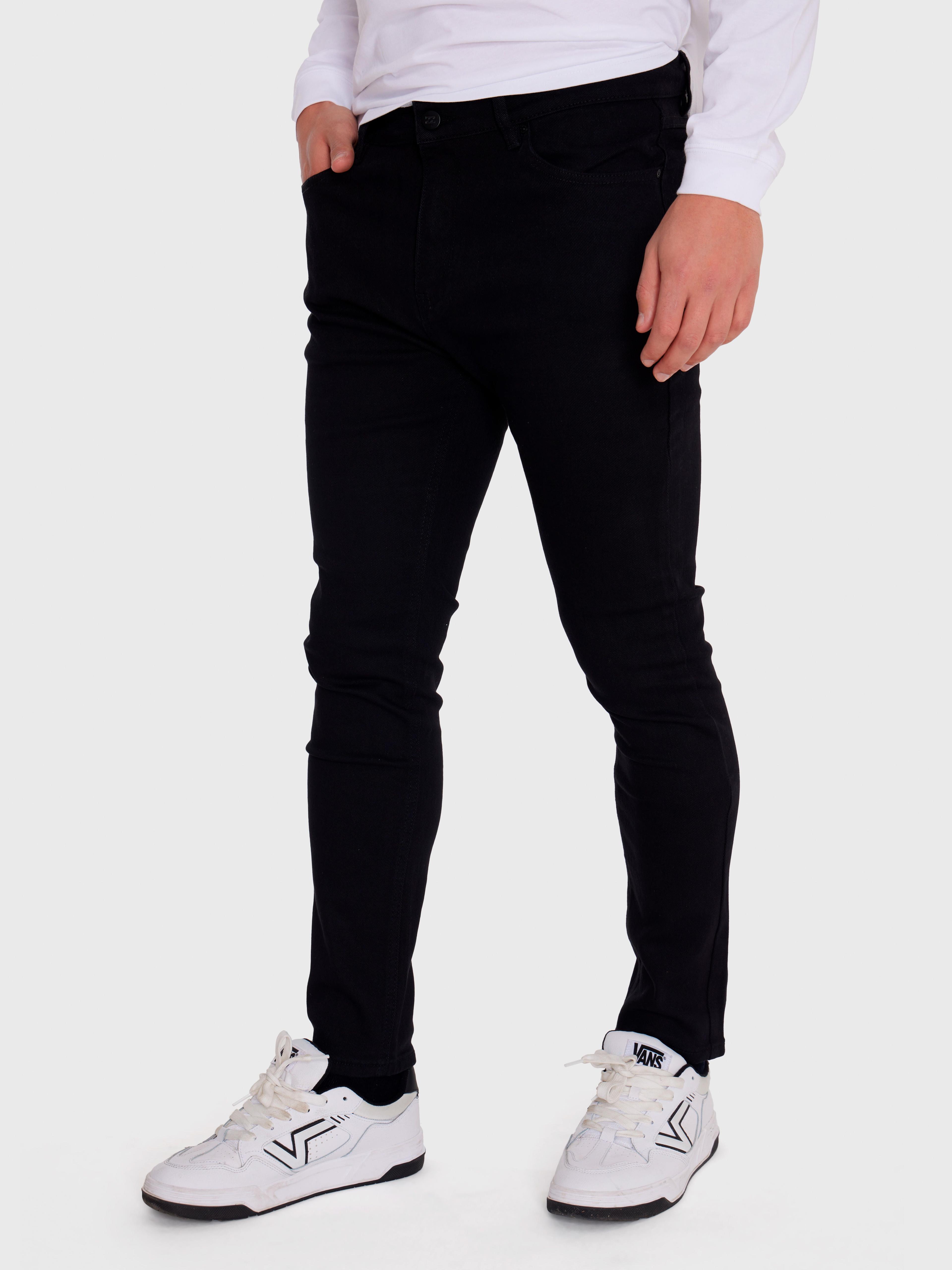 Pantalón Hombre Straight Fit Negro-2