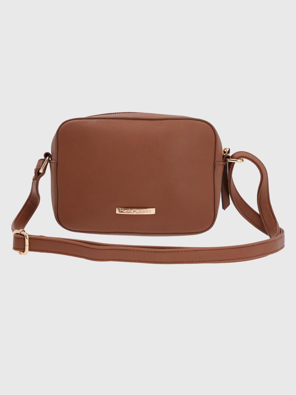 Cartera Ecocuero Café Dogan Cross Mujer-2