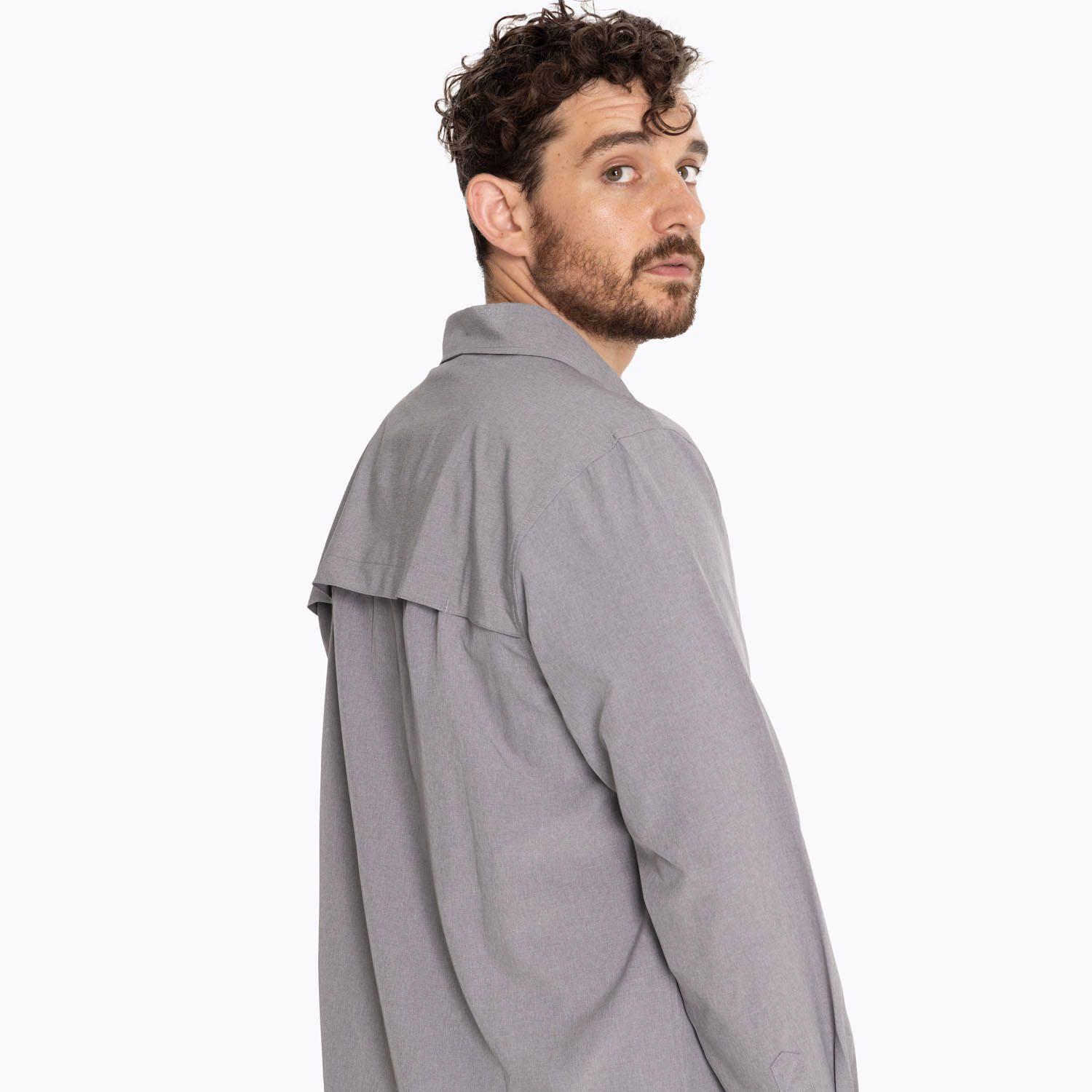 Camisa Hombre Outdoor Shirt Gris-3