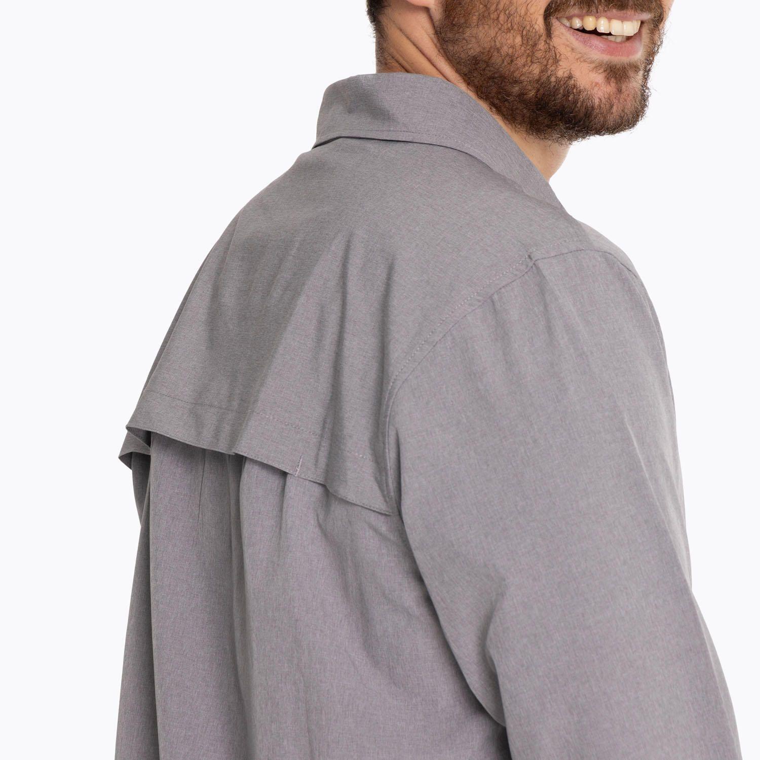 Camisa Hombre Outdoor Shirt Gris-4