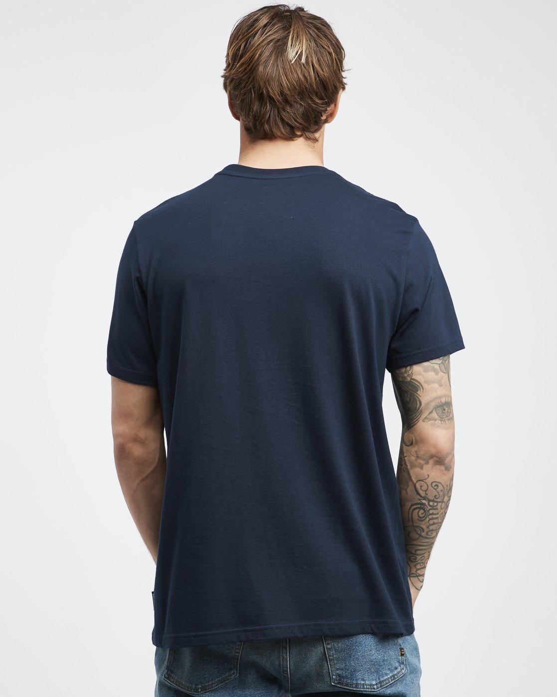 Polera M/C Tropix Lic Azul Billabong-2