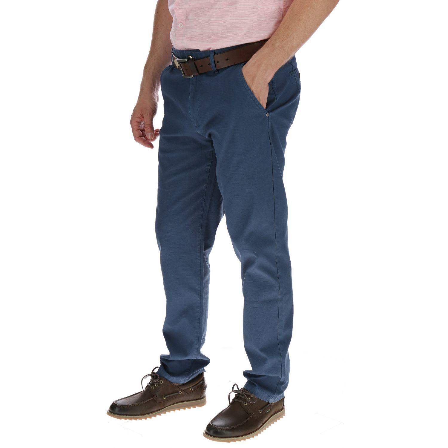 Pantalón Hombre Panal Azul-1