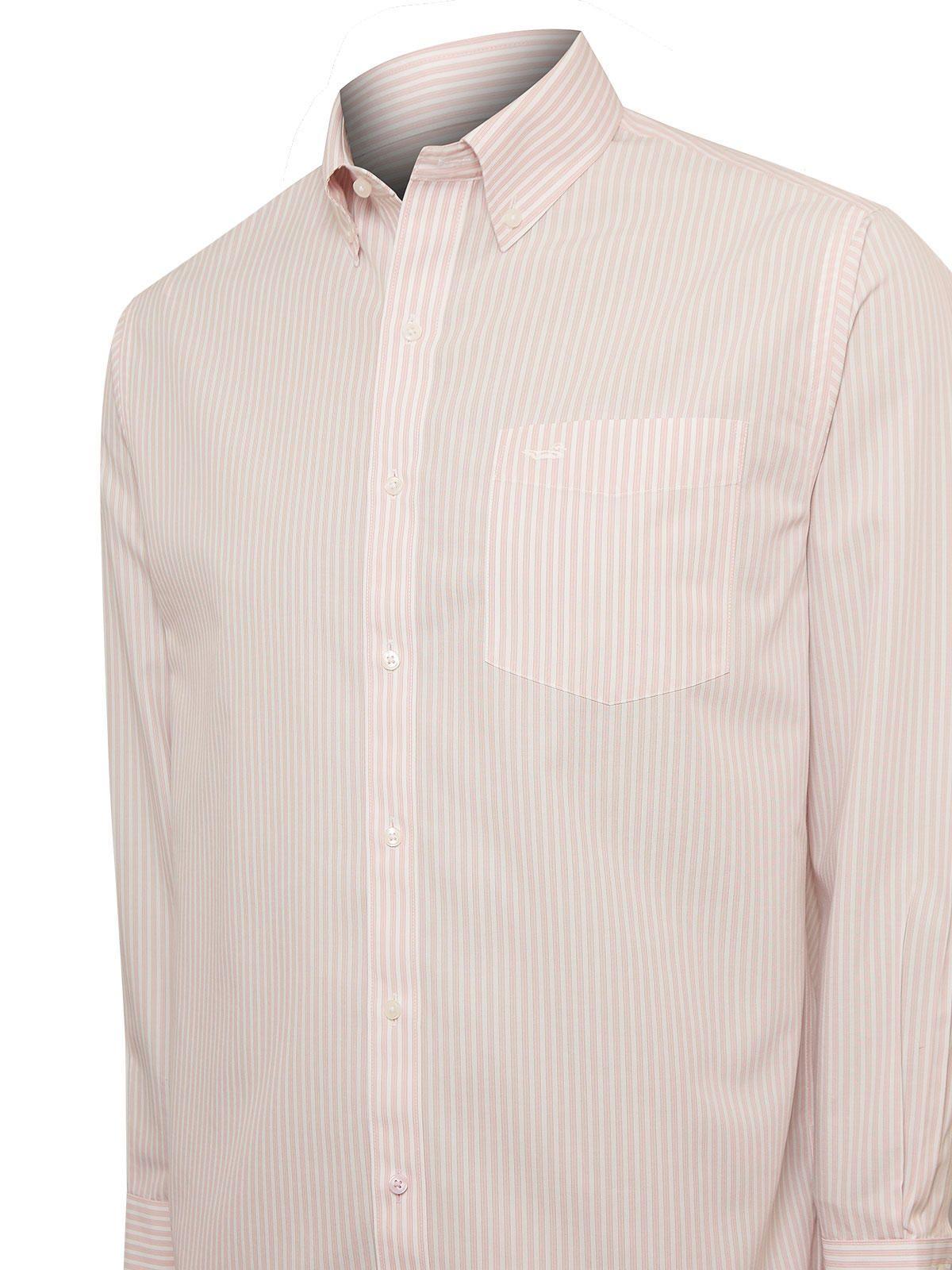 Camisa Cuello Button-Down Hombre WF Rosado-4