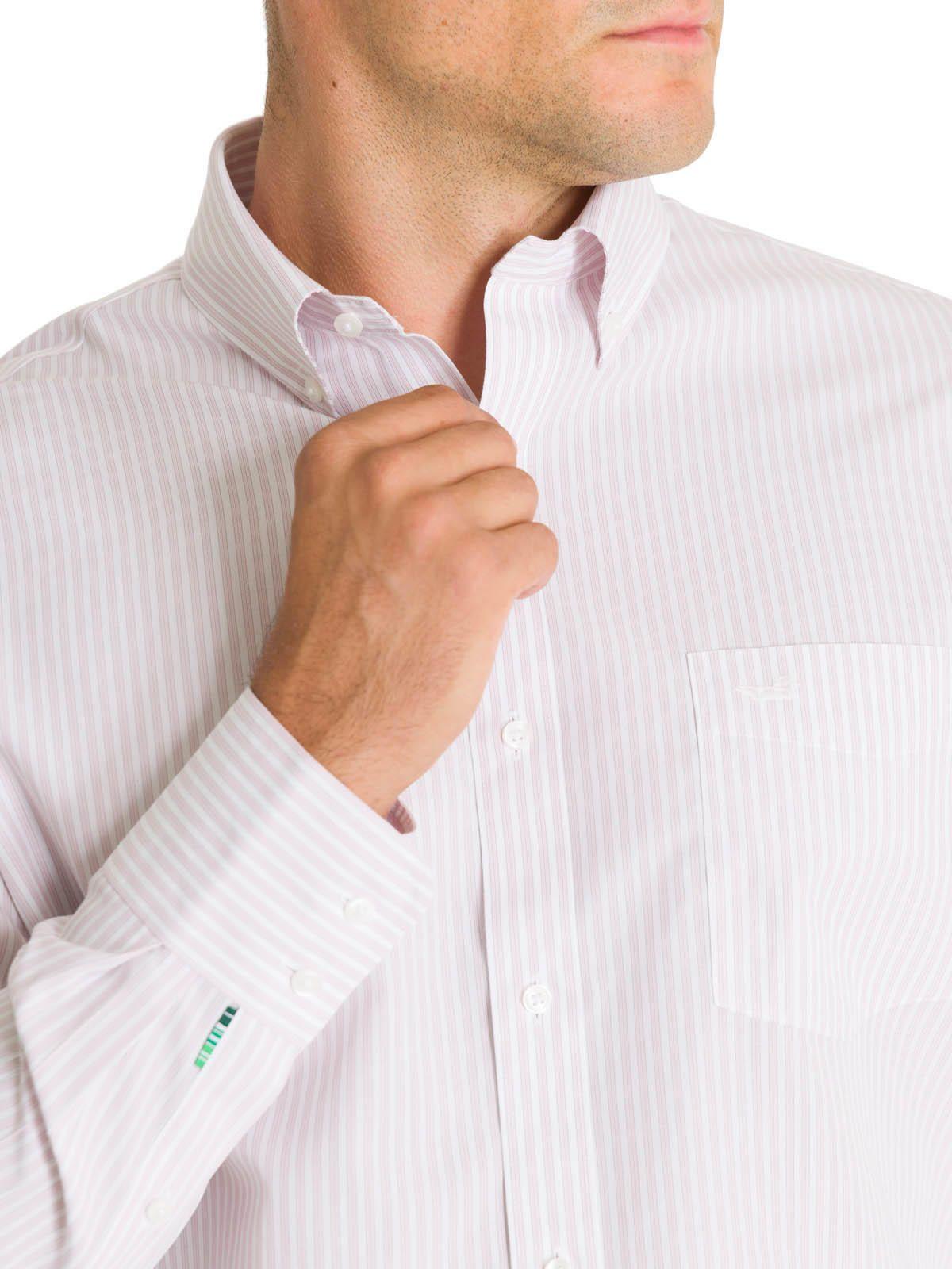 Camisa Cuello Button-Down Hombre WF Rosado-9