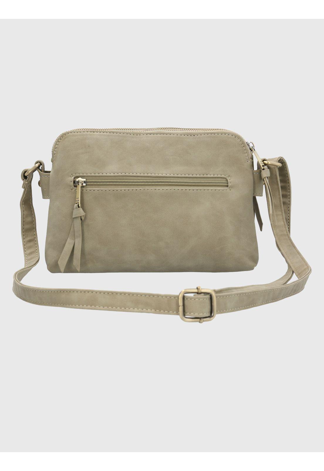 Cartera Ecocuero Verde Dean Cross Mujer-2