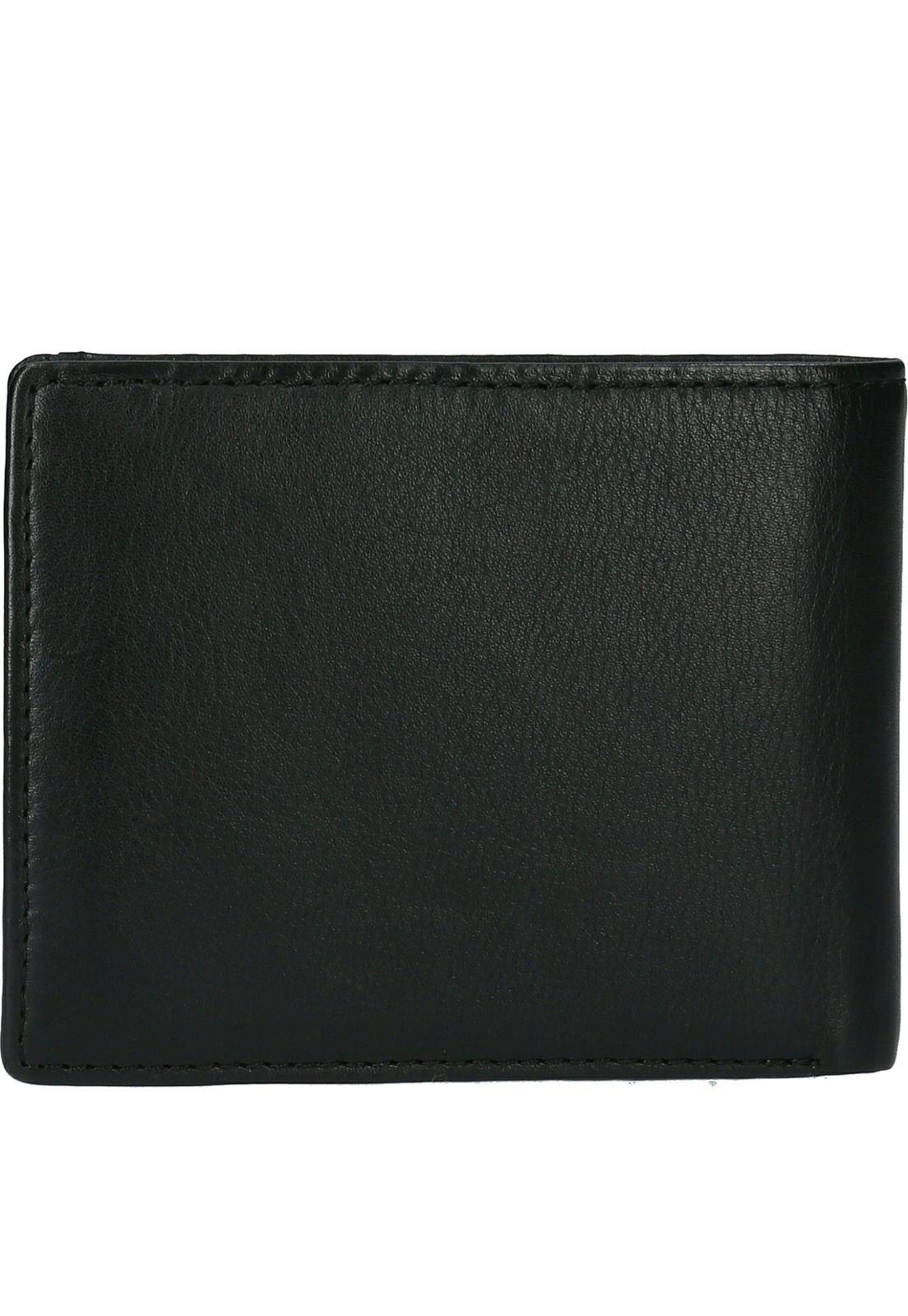 Billetera Cuero Hombre Cardholder Negro-2