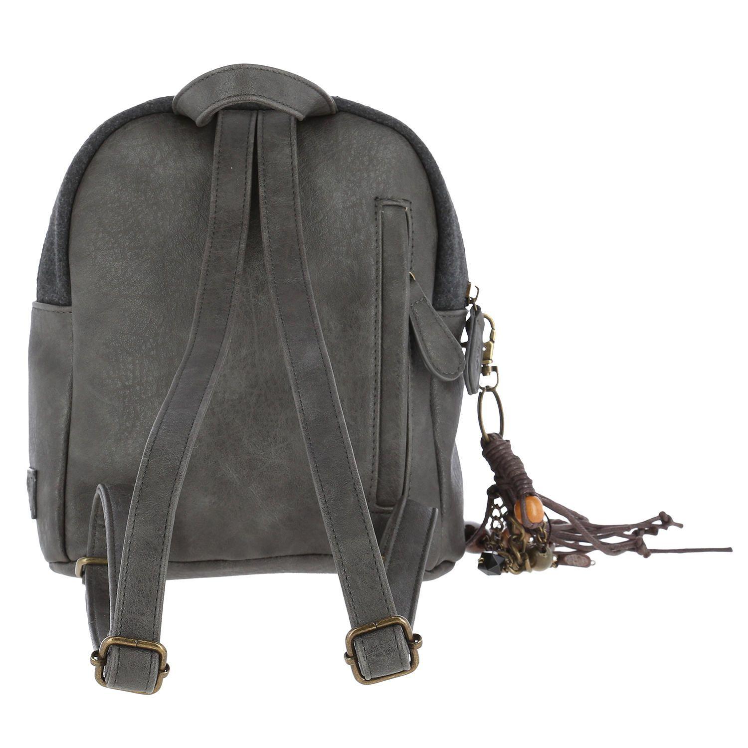 Cartera Textil/Pu Minya Back Gris Mujer Rockford-2