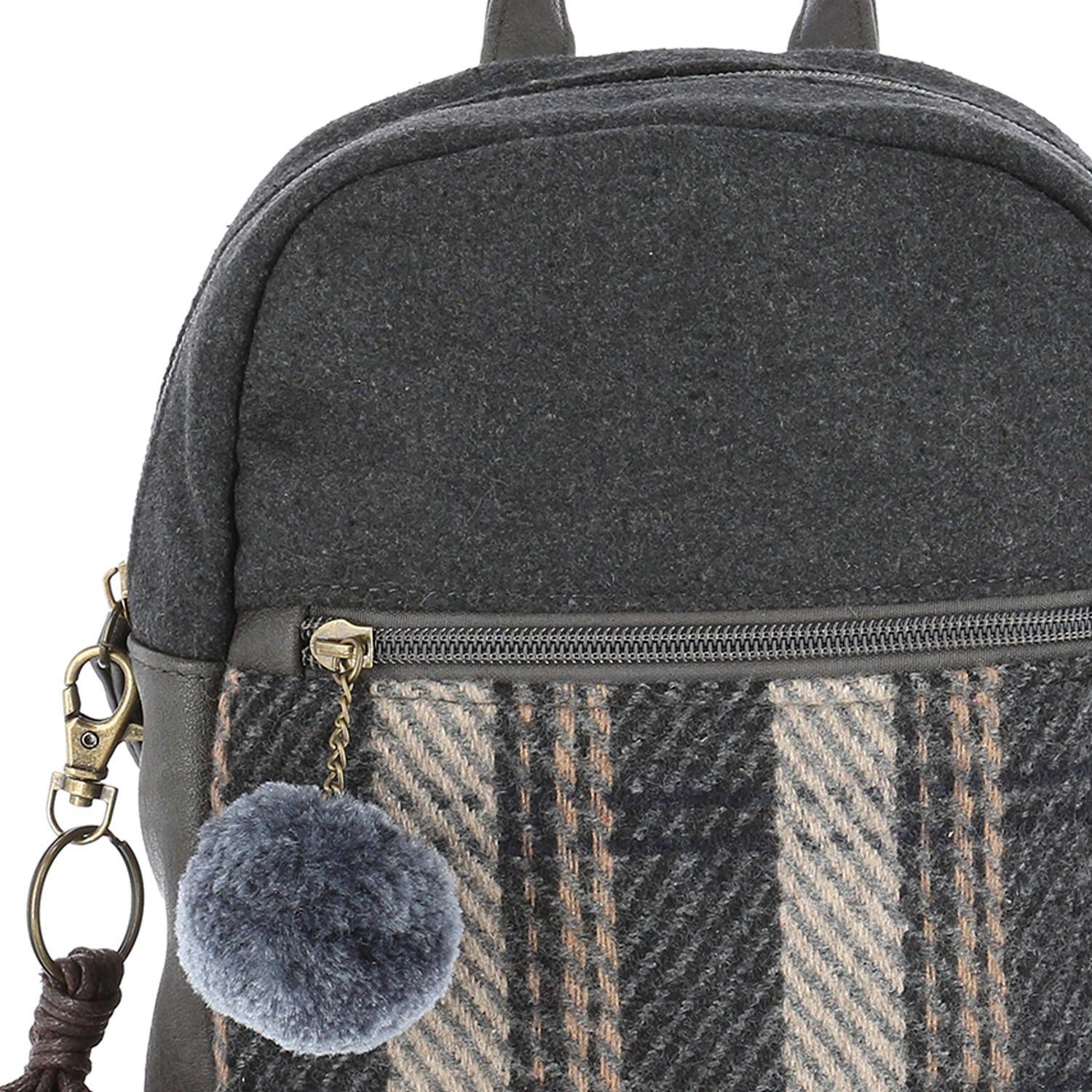 Cartera Textil/Pu Minya Back Gris Mujer Rockford-3