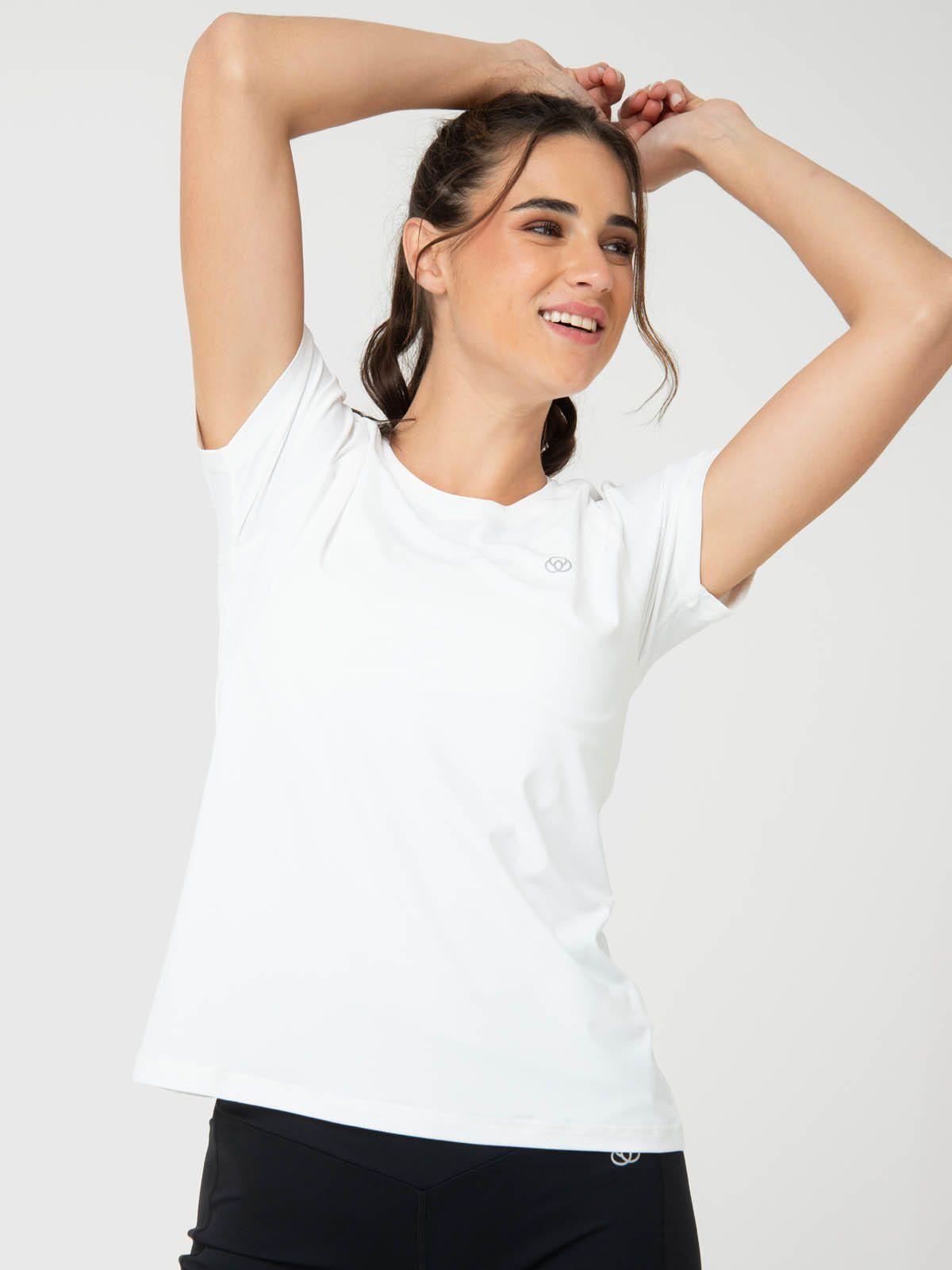 Polera Mujer Round Neck Aloe Blanca -0