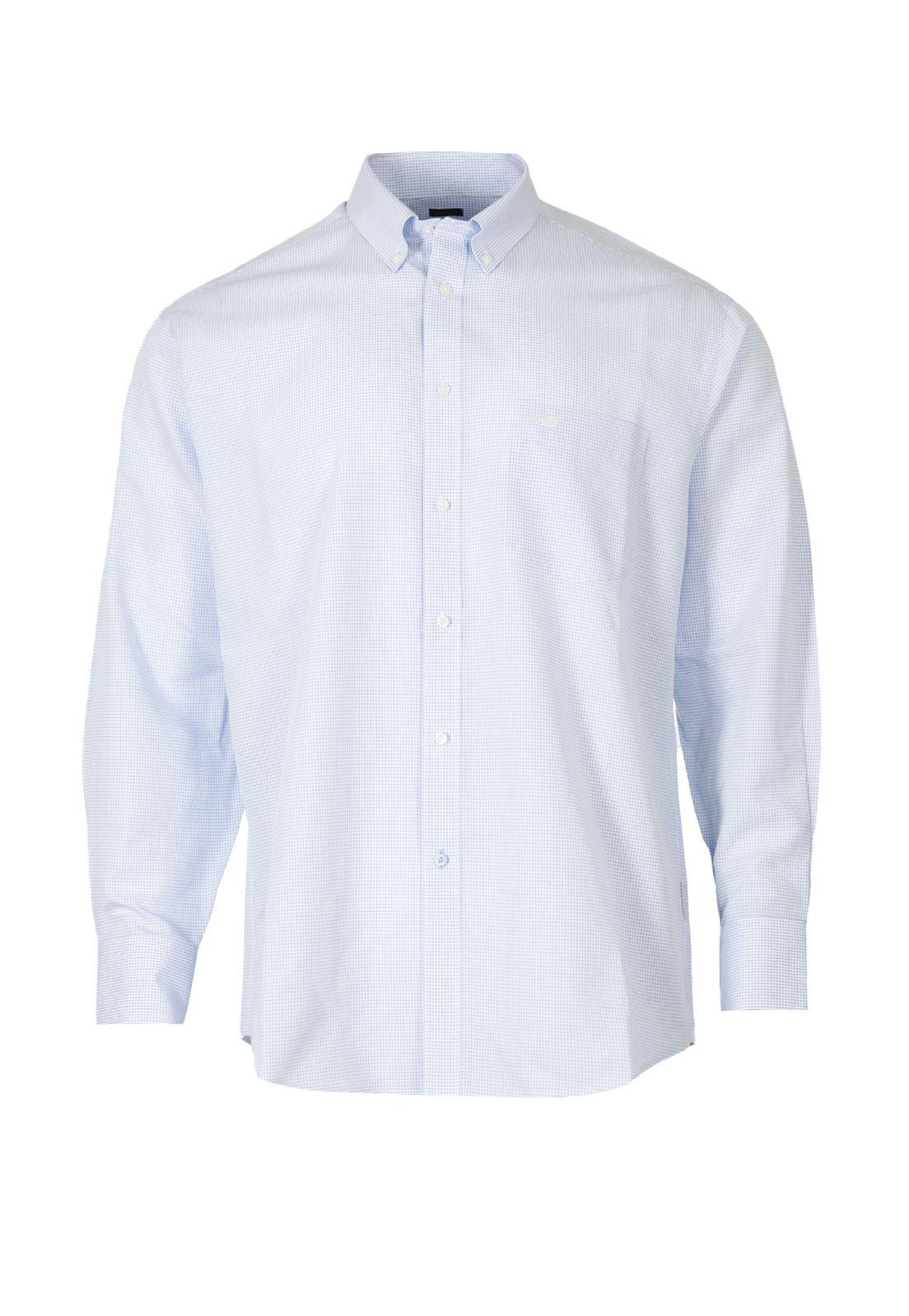 Camisa Libre De Arrugas Hombre WF Marino-1