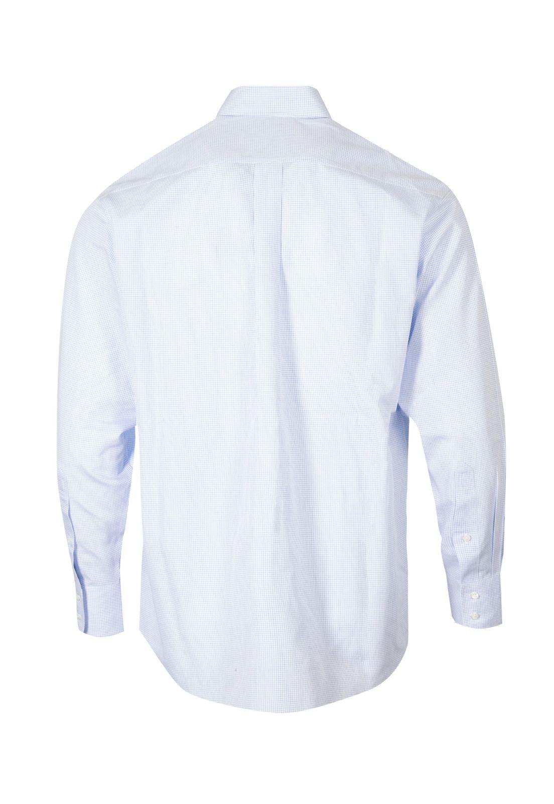 Camisa Libre De Arrugas Hombre WF Marino-3