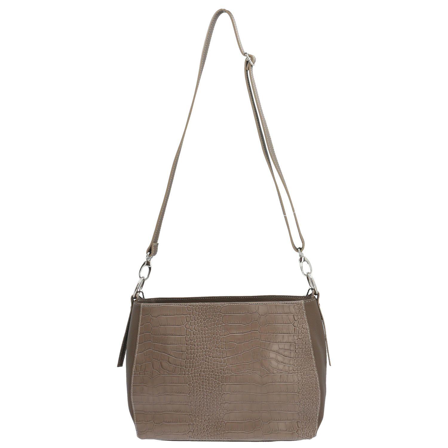 Cartera Cuero Mujer Venaria Bag Café-3