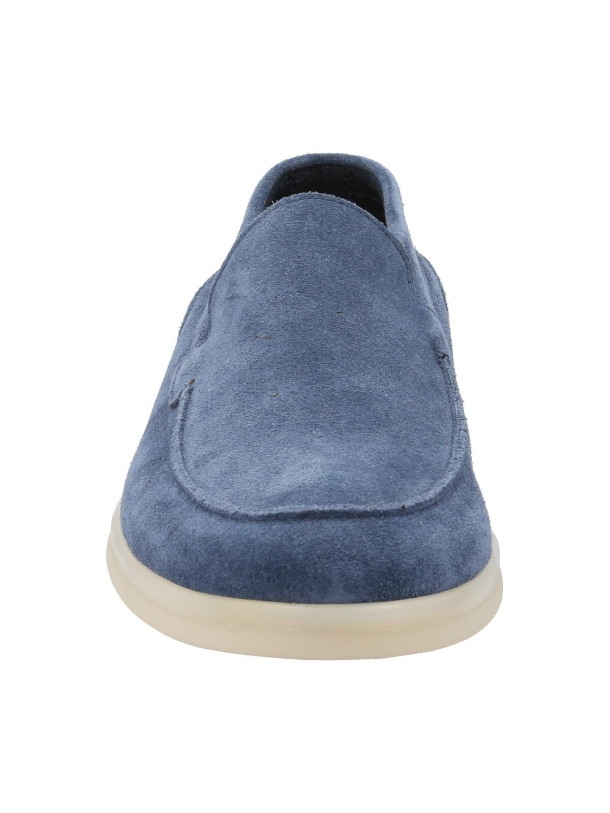Mocasín Cuero Hombre Roma Azul-3