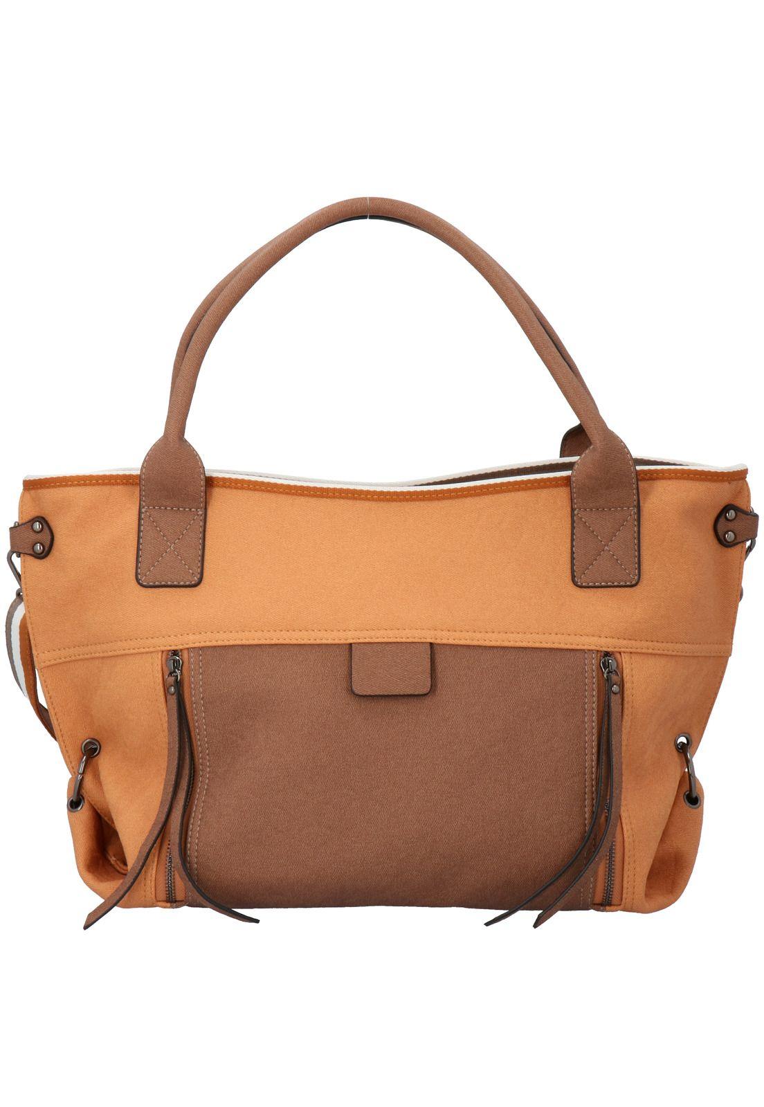 Cartera Calt Tote Café Mujer-0