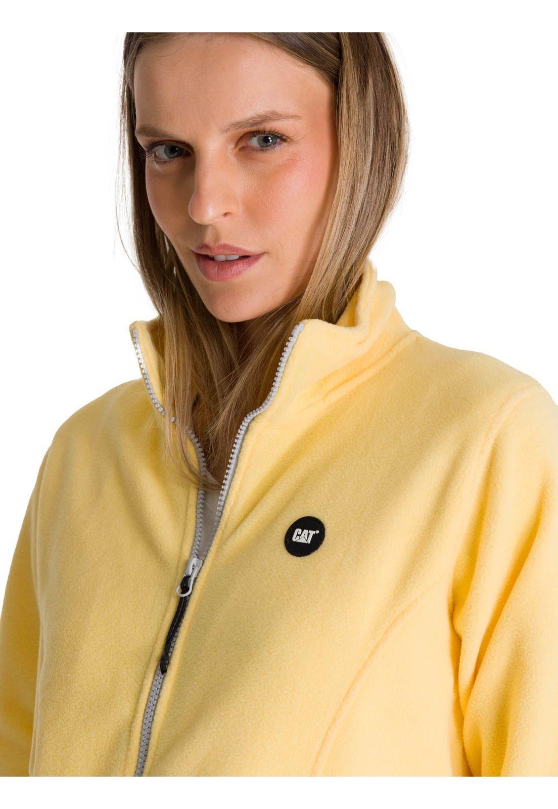 Polar Microfleece Full Zip Mujer Amarillo-4