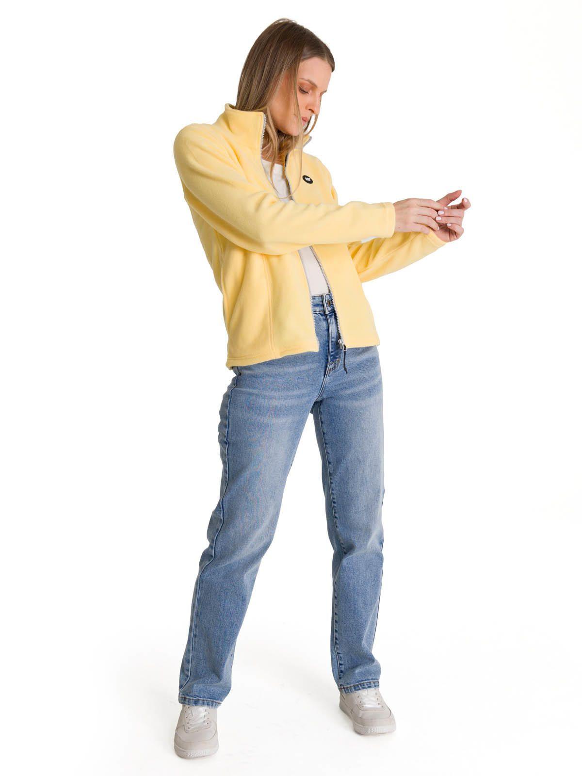 Polar Microfleece Full Zip Mujer Amarillo-6