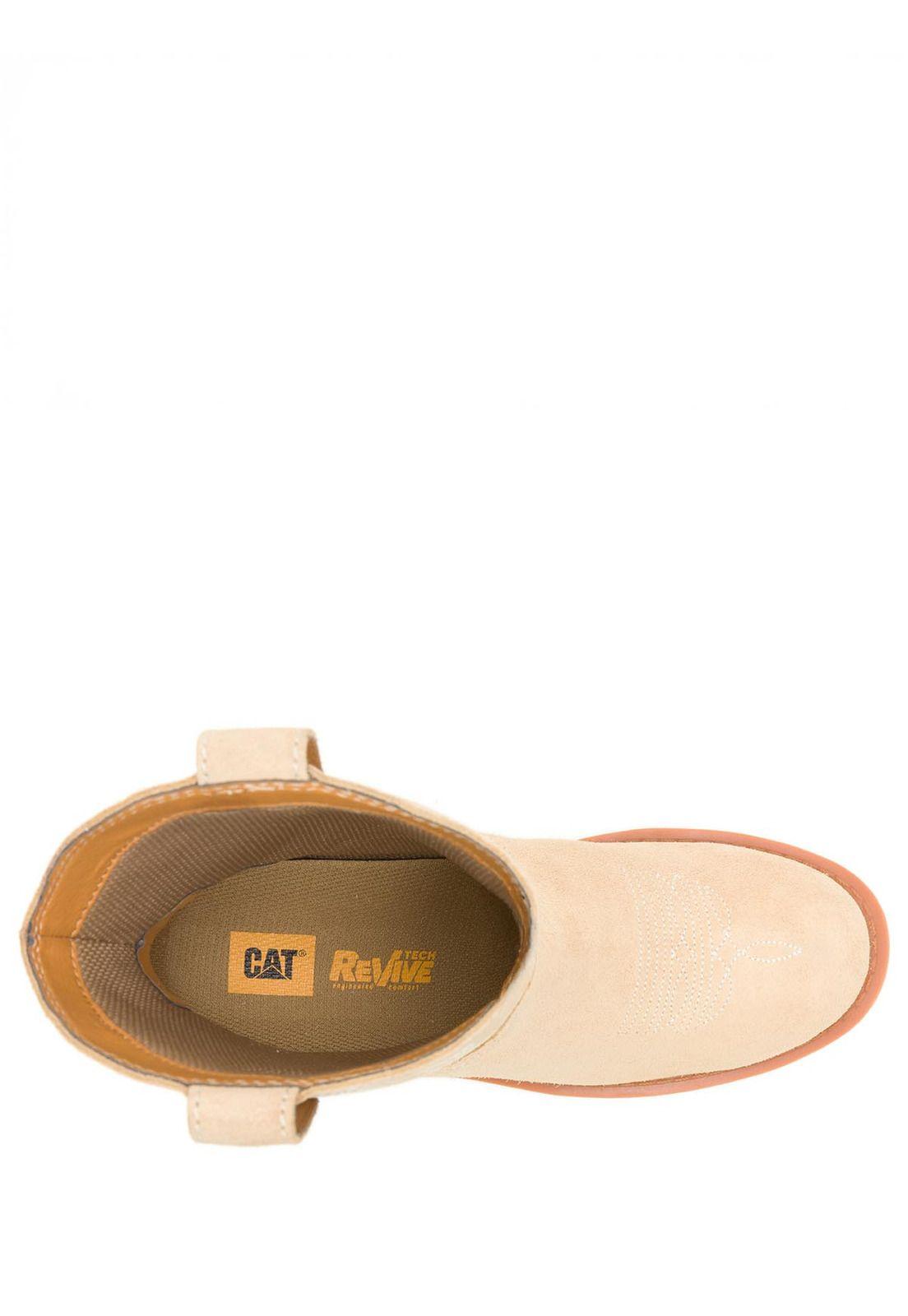 Bota Texana Gamuza Rewrite Frontier Mujer Beige-6