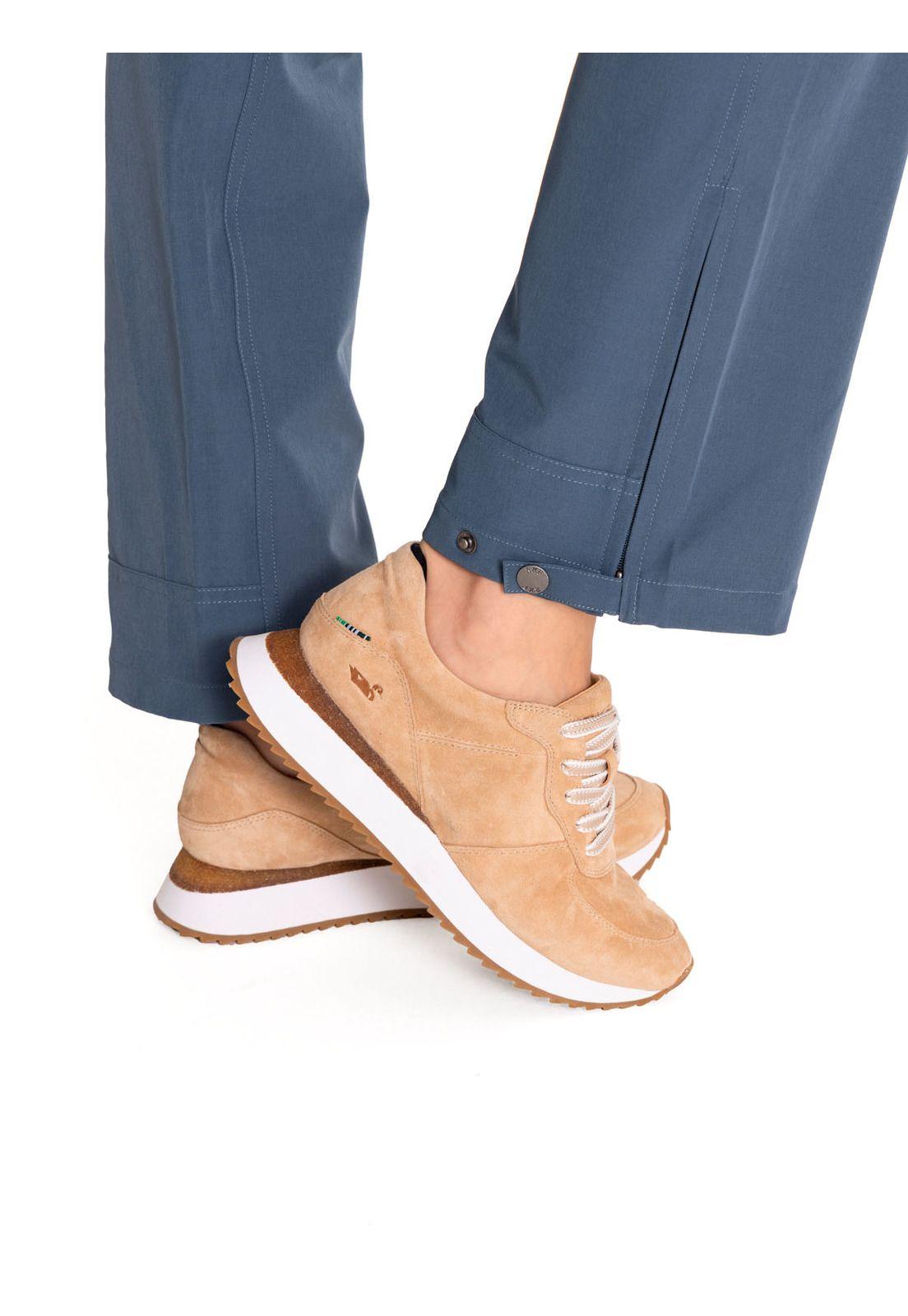 Pantalón Fib Recicladas Mujer Desmontable Azul-7