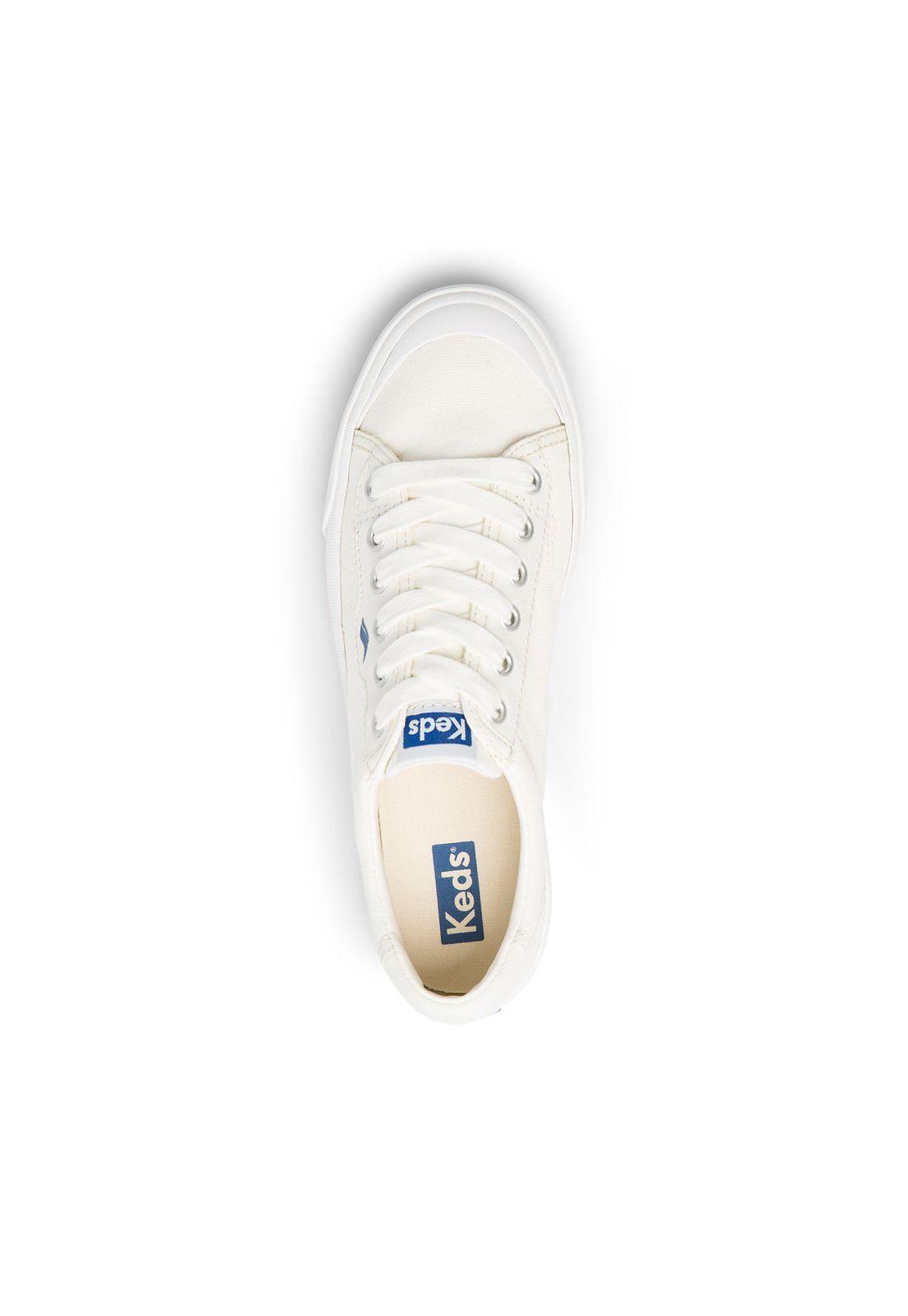 Zapatilla Mujer Crew Kick 75 Blanco-4