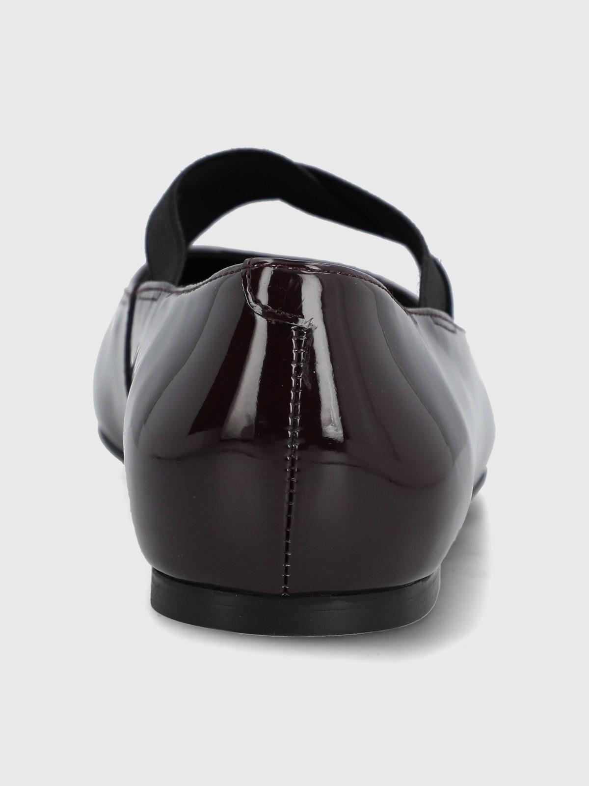 Ballerina Cuero Mujer Laving Rojo-6