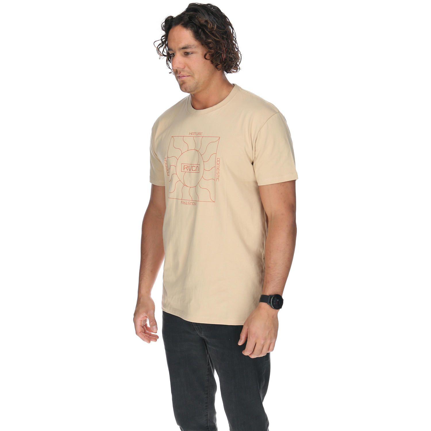 Polera M/C Hombre Solar Ss Beige-1