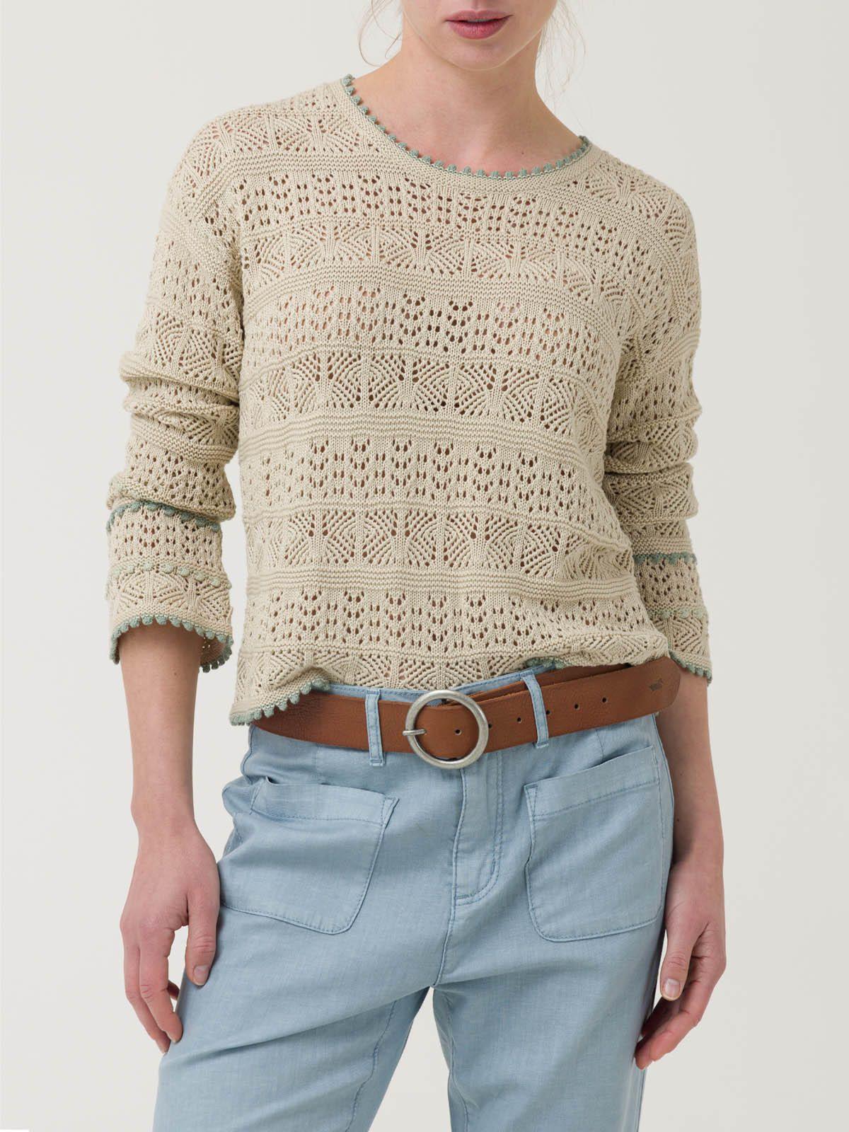 Sweater Algodón Mujer Dindo Beige -4