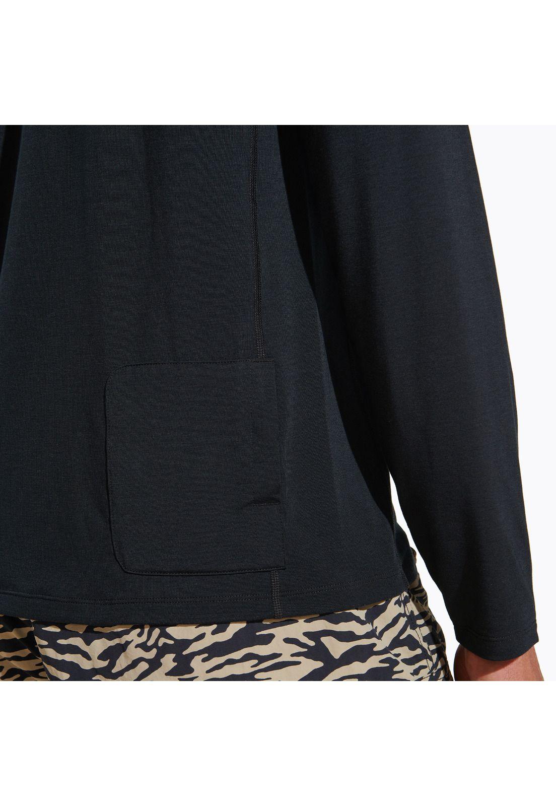 Polera Hombre Tencel Negro-4