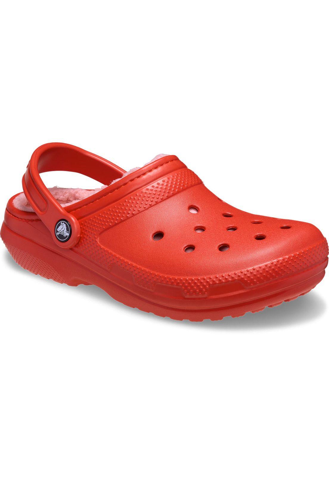 Zueco Crocs Unisex Lined Chiporro Rojo-6