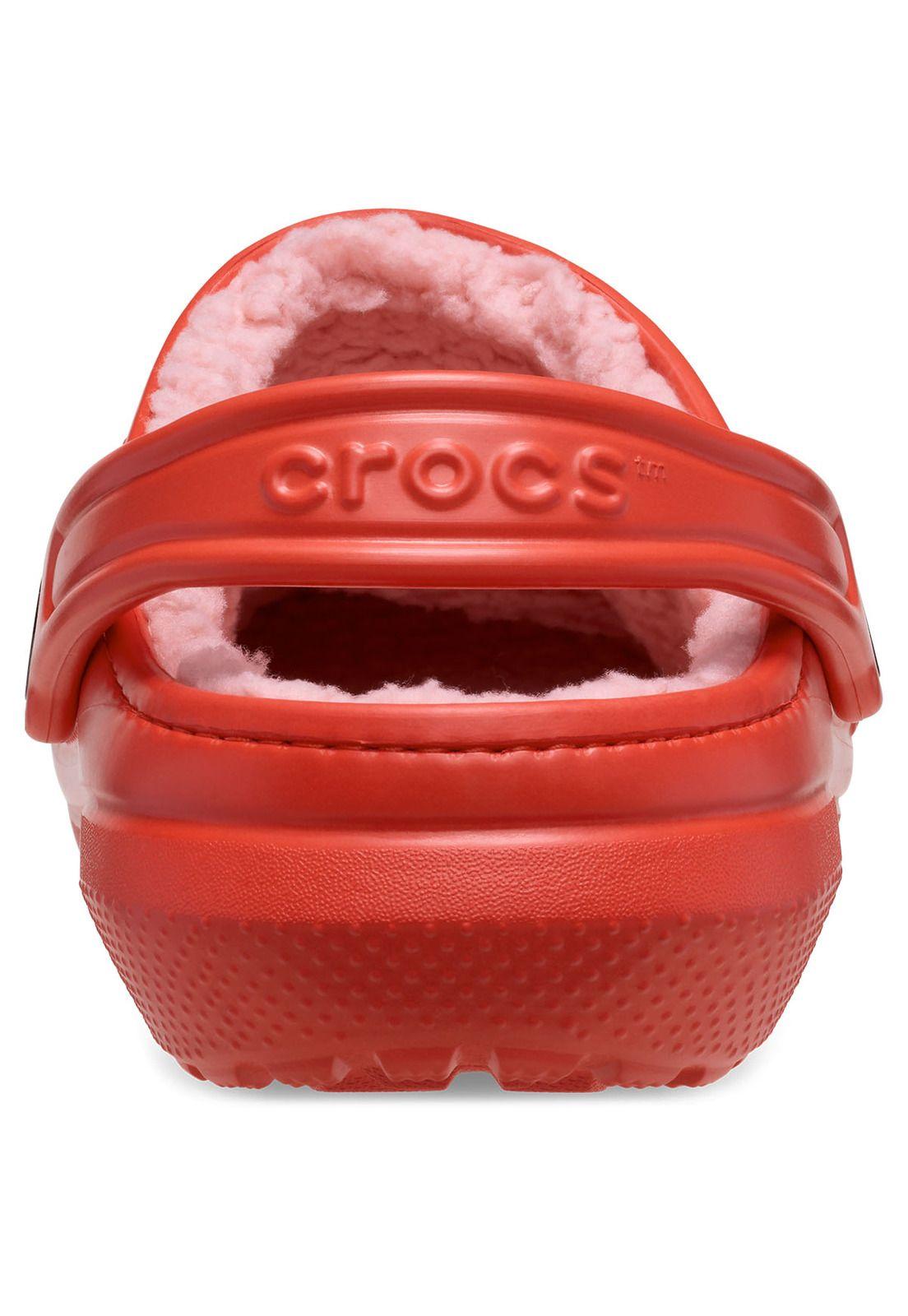 Zueco Crocs Unisex Lined Chiporro Rojo-7