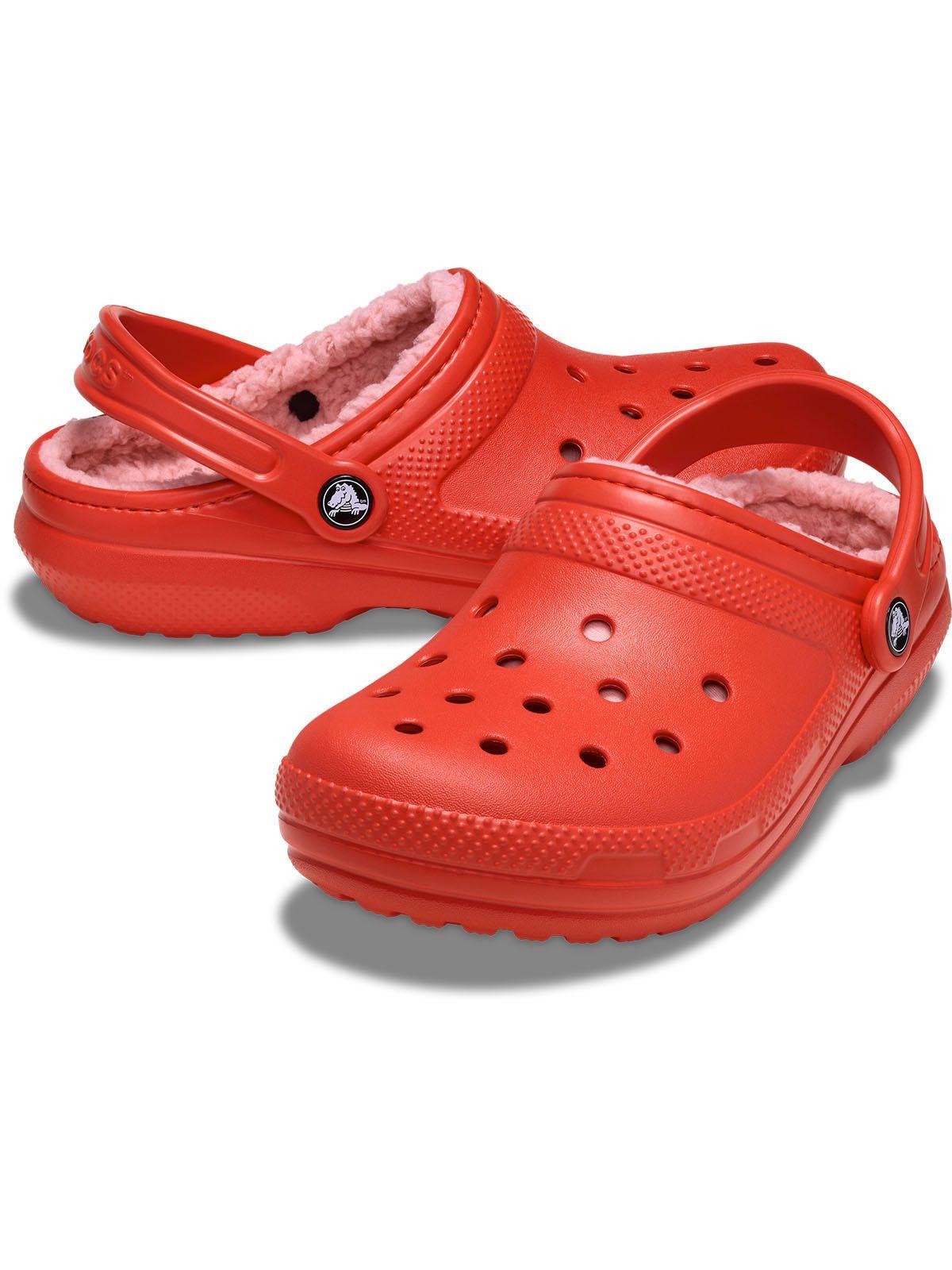 Zueco Crocs Unisex Lined Chiporro Rojo-3