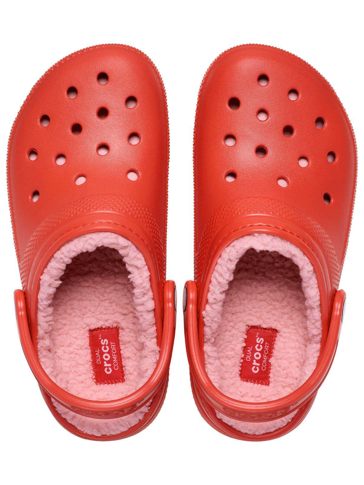 Zueco Crocs Unisex Lined Chiporro Rojo-4