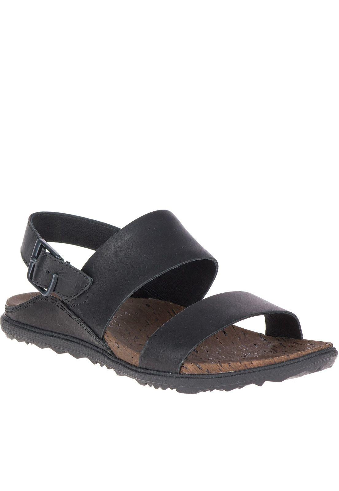 Sandalia Mujer Around Town Luxe Backstrap Negro-0