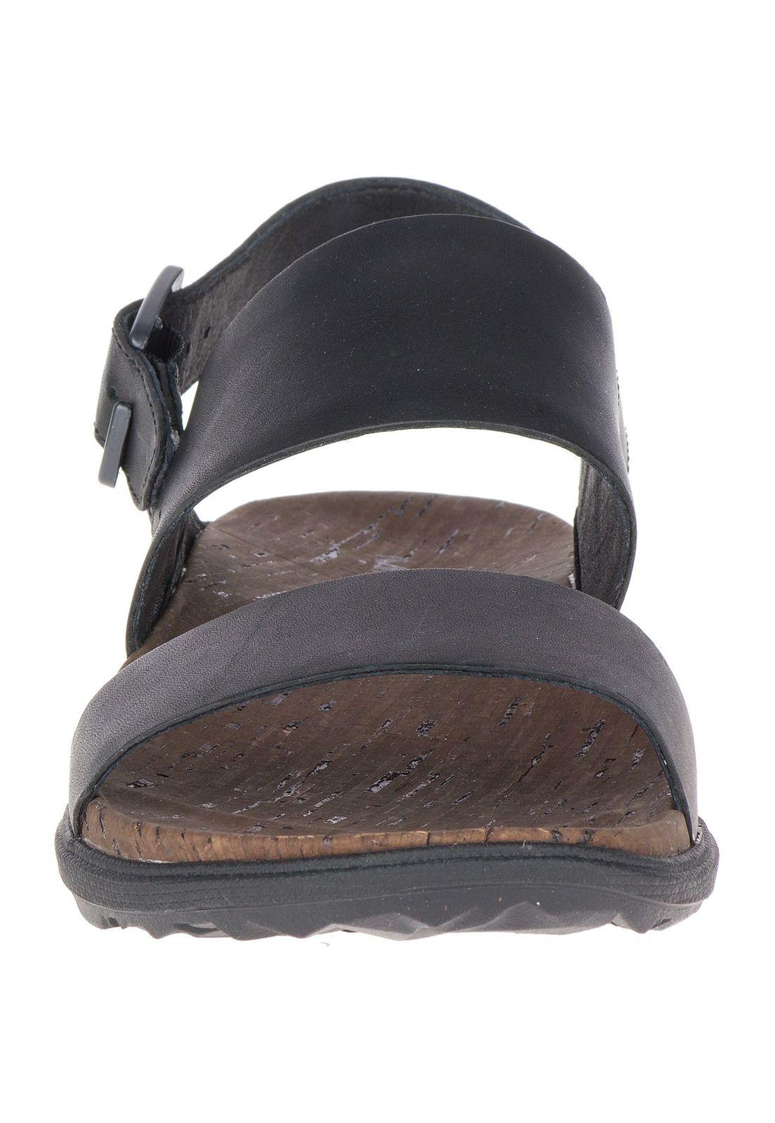 Sandalia Mujer Around Town Luxe Backstrap Negro-2