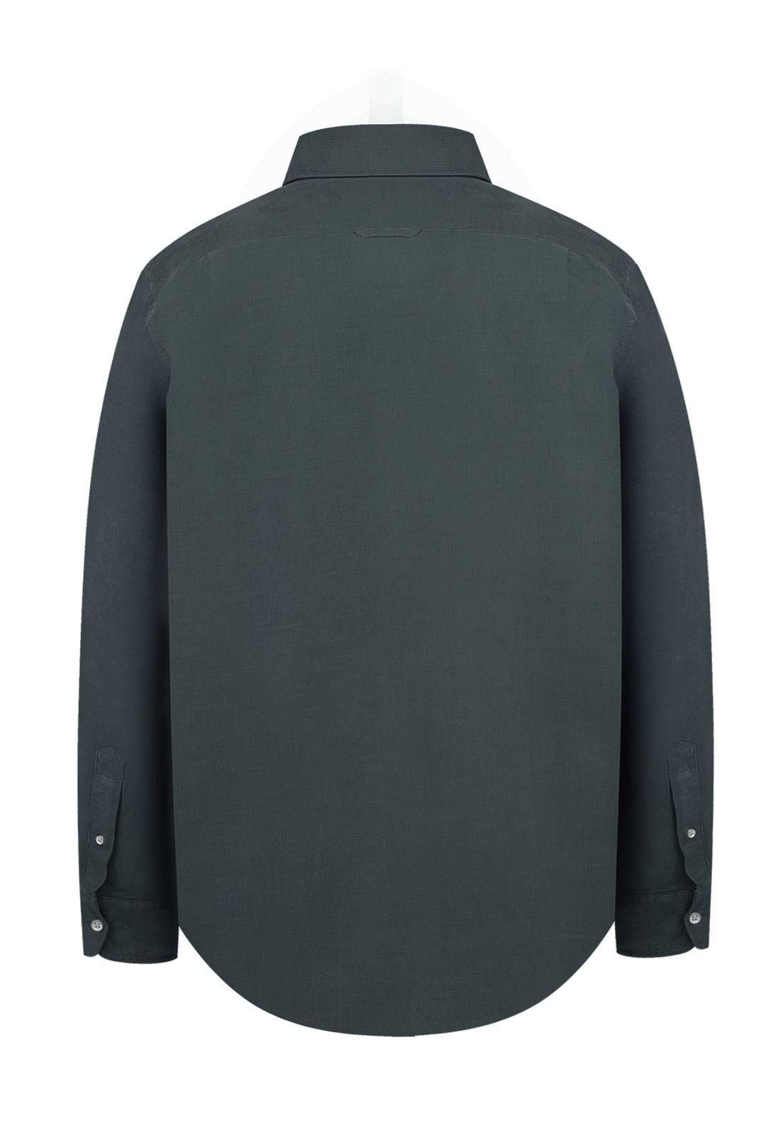 Camisa Algodón Orgánico Hombre Corduroy Verde-1