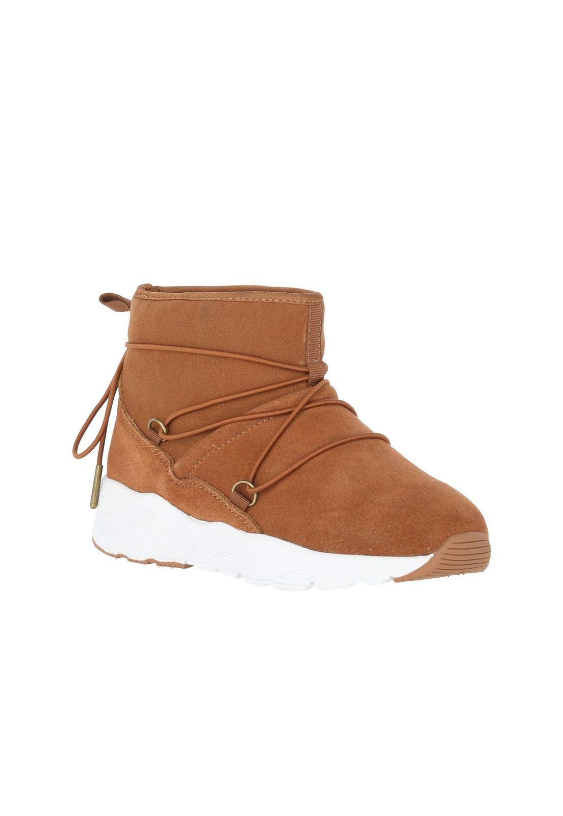 Botin Cuero Eleven Café-0