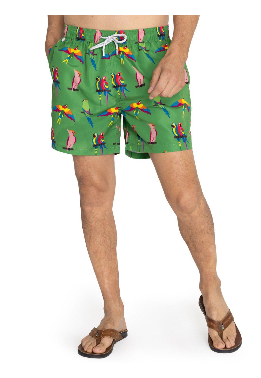 traje de baño Verde Izam Hombre -4